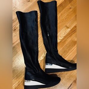 Michael Kors  over the Knee High Ace Trainer Sneakers boots  7.5